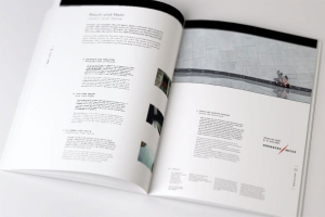Magazin zur Kundenbindung für die Zielgruppe Architekten von allegria design, München.