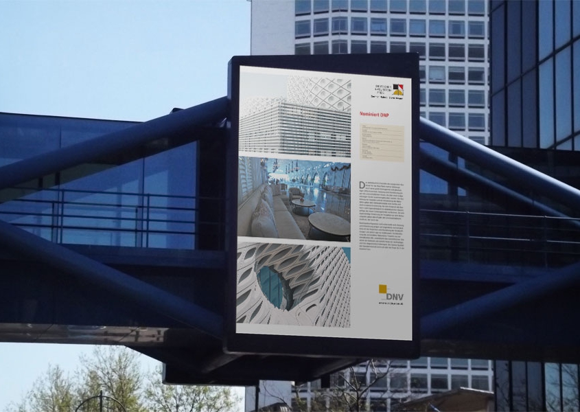 Ausstellungsplakate Architektenwettbewerb von allegriadesign, München