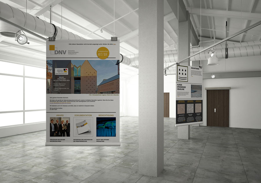 Online Newsletter von allegriadesign, München