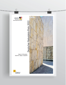 Broschüre für den Architektur-Preis Deutscher Natursteinpreis von allegria design, München.